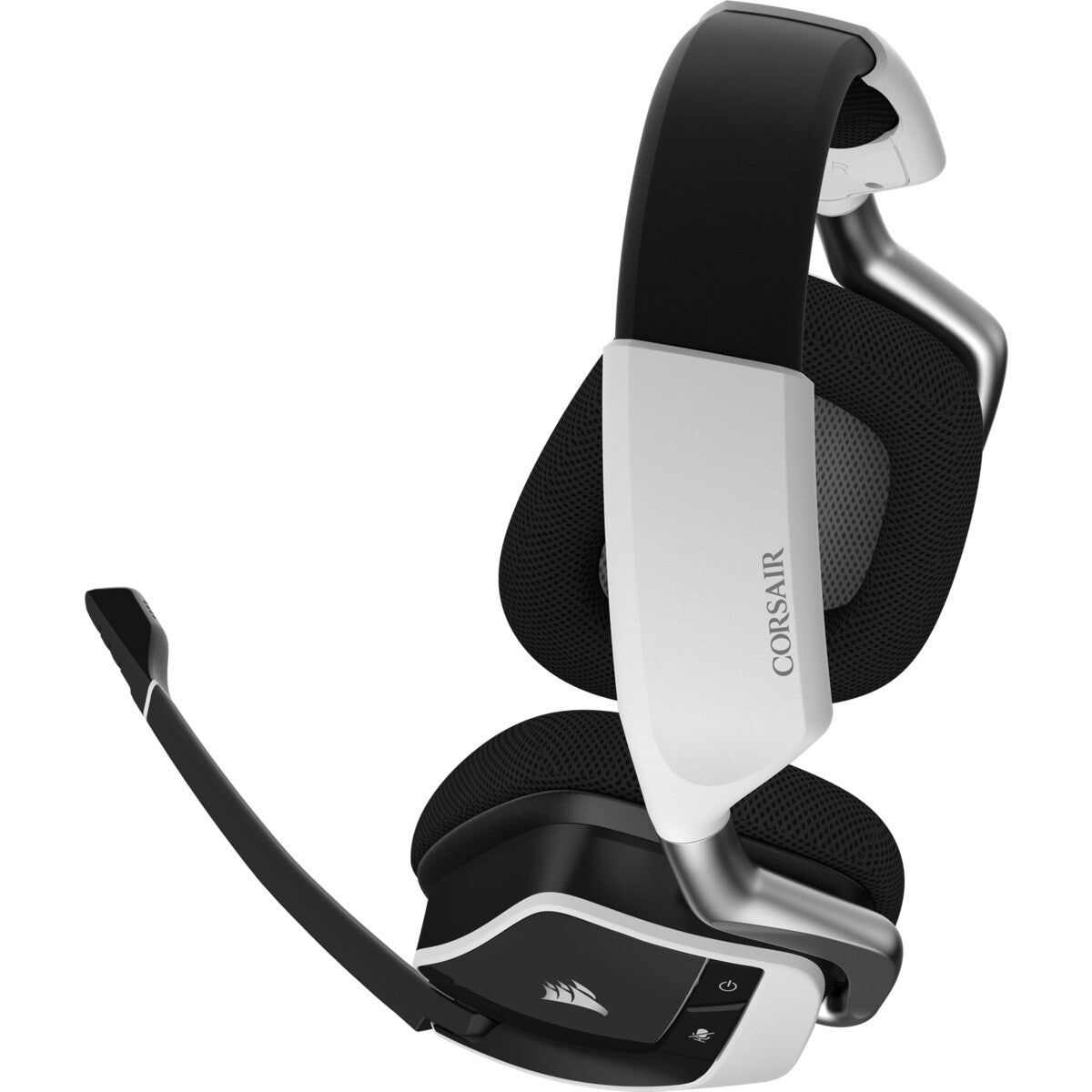 Corsair VOID RGB ELITE Wireless Headset Trådlös Huvudband Spela Svart, Vit