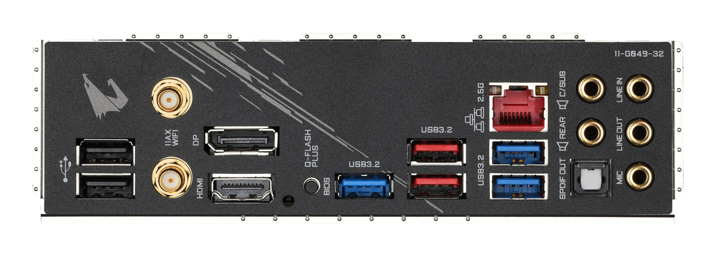 GIGABYTE B550 AORUS ELITE AX V2 moderkort AMD B550 Uttag AM4 ATX