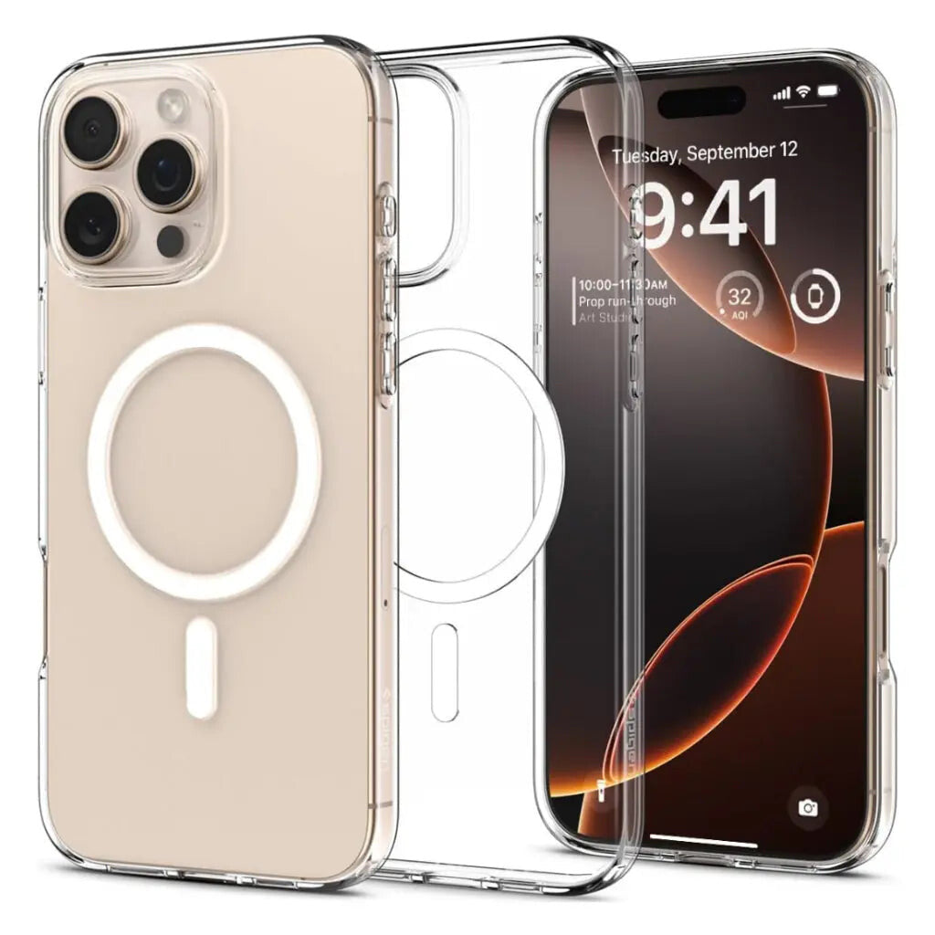 Spigen Liquid Crystal MagFit mobiltelefonfodral 16 cm (6.3") Mobilskal Transparent