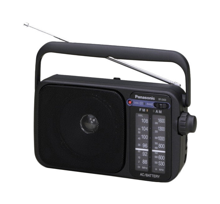 Panasonic RF-2400D Bärbar Analog Svart