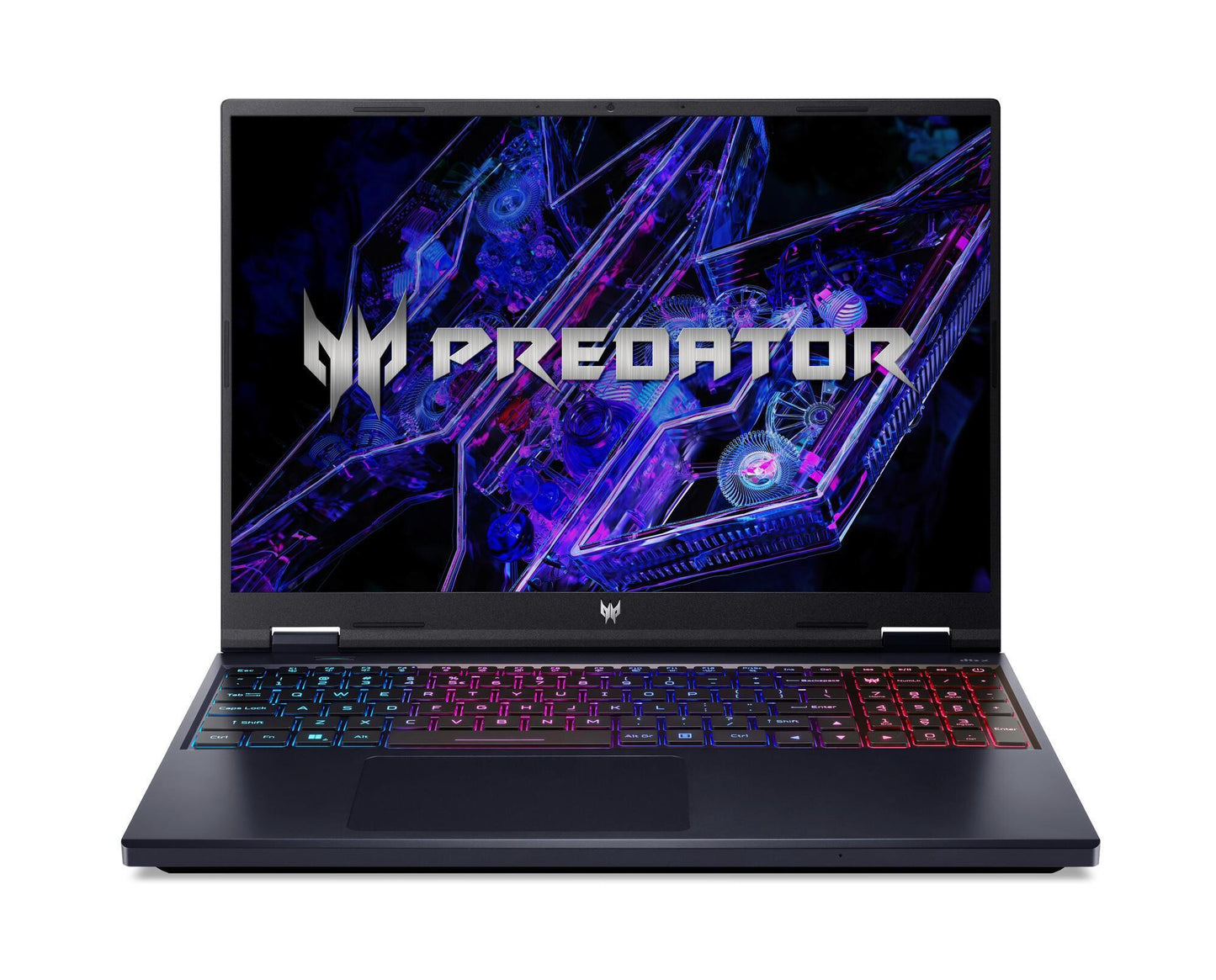 Acer Predator PHN16-72-74XC Intel® Core™ i7 i7-14650HX Bärbar dator 40,6 cm (16") WUXGA 16 GB DDR5-SDRAM 1 TB SSD NVIDIA GeForce RTX 4060 Wi-Fi 6E (802.11ax) Windows 11 Home tyska Svart