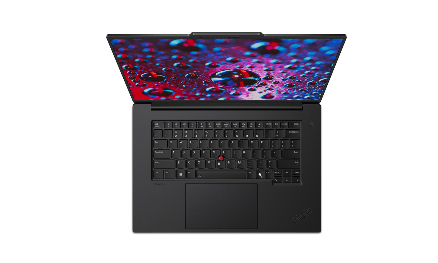 Lenovo ThinkPad P1 Gen 7 Intel Core Ultra 9 185H Mobil arbetsstation 40,6 cm (16") WQXGA 64 GB LPDDR5x-SDRAM 2 TB SSD NVIDIA GeForce RTX 4070 Wi-Fi 7 (802.11be) Windows 11 Pro Nordic Svart