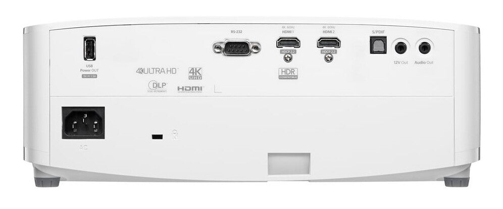Optoma UHD35X Standard throw-projektor 3600 ANSI-lumen DLP UHD 4K (3840x2160) 3D kompatibilitet Vit