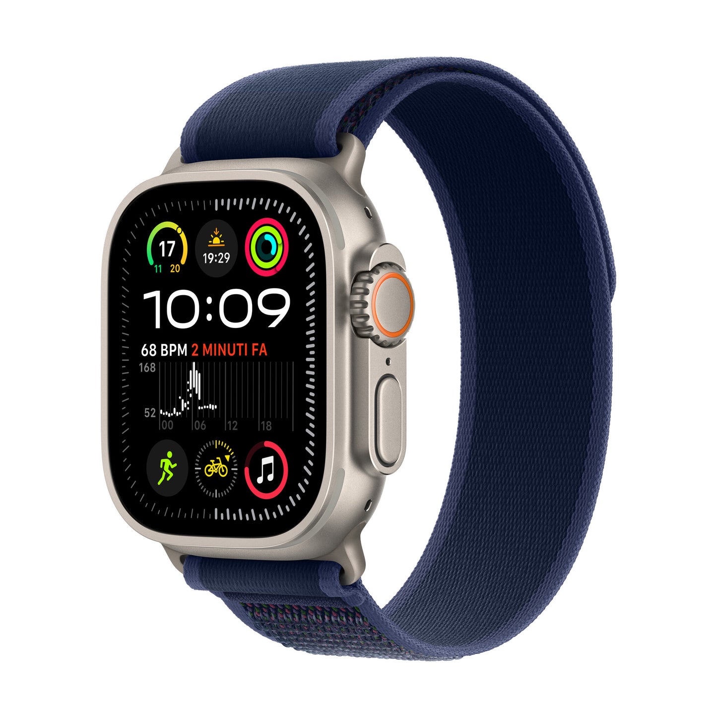 Apple Watch Ultra 2 OLED 49 mm Digital 410 x 502 pixlar Pekskärm 4G Titan GPS Watch Ultra 2, 49mm, GPS + Cellular, OLED, Always-on Retina, S9, Digital Crown, Bluetooth, watchOS