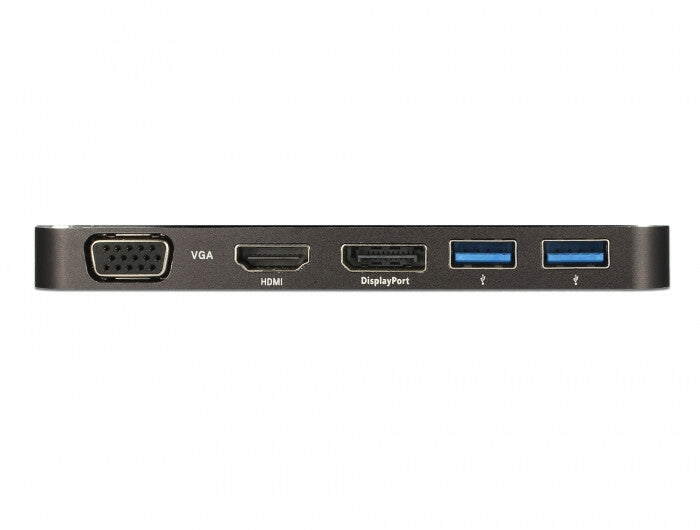 DeLOCK 87773 dockningsstationer för bärbara datorer Kabel USB 3.2 Gen 1 (3.1 Gen 1) Type-C Svart