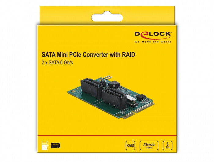 DeLOCK 95264 nätverkskort/adapters Intern SATA