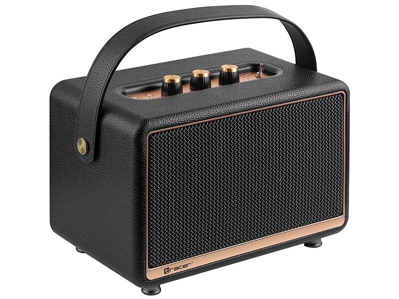 Tracer M30 TWS BT Bärbar stereohögtalare Svart, Guld 30 W