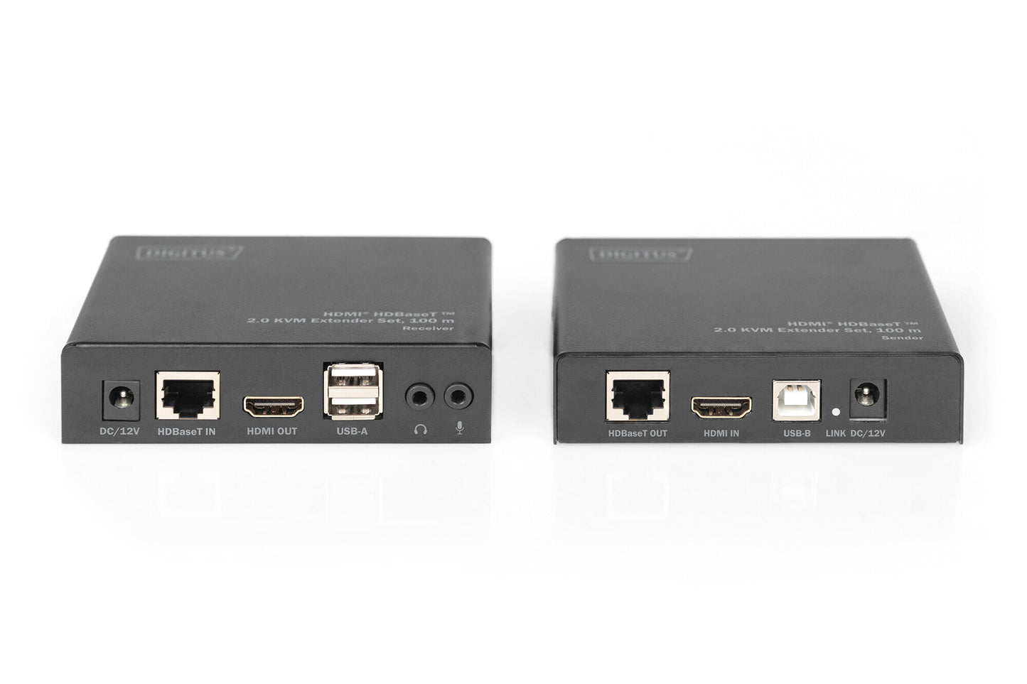 Digitus DS-55505 KVM-förlängare Sändare och mottagare
