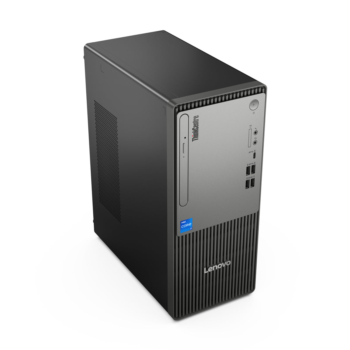Lenovo ThinkCentre neo 50t Gen 5 Intel® Core™ i3 i3-14100 8 GB DDR5-SDRAM 512 GB SSD Windows 11 Pro Tower PC Svart, Grå