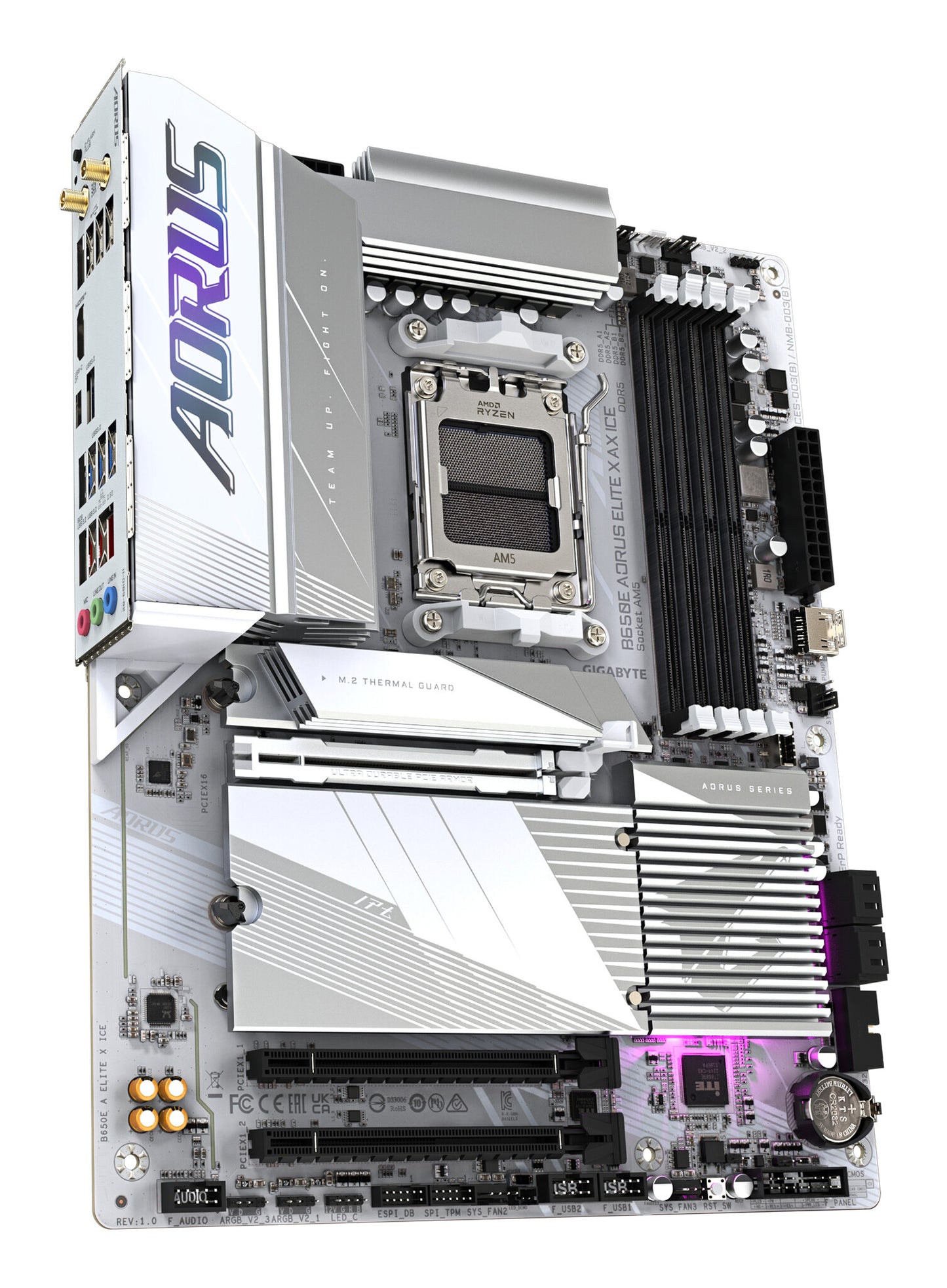 GIGABYTE B650E AORUS ELITE X AX ICE AMD B650 AM5-sockel ATX