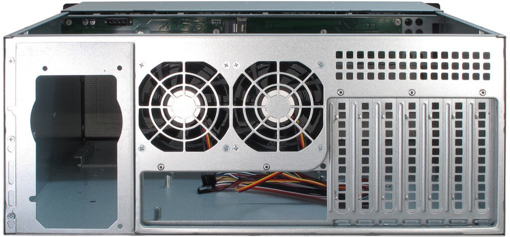 Inter-Tech 4U-4408 Ställning Svart, Silver