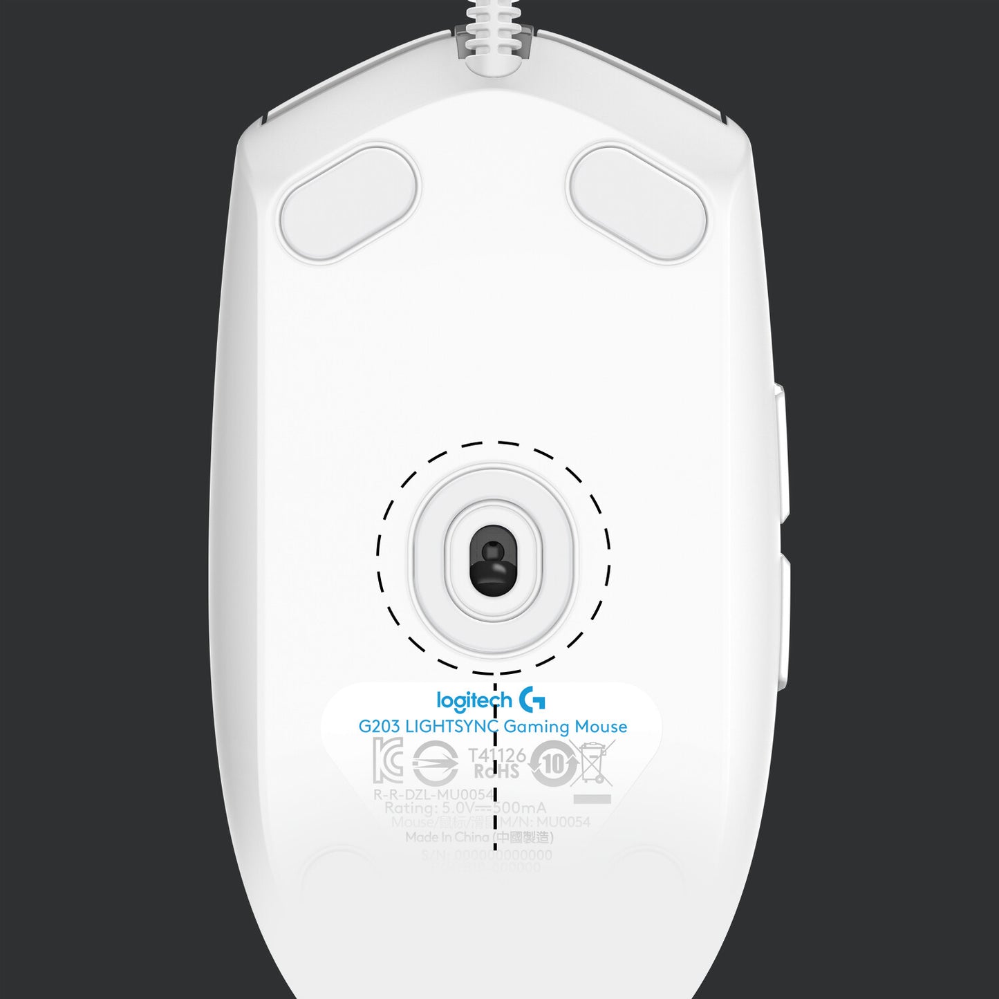 Logitech G 910-005797 datormöss Spela USB Type-A 8000 DPI