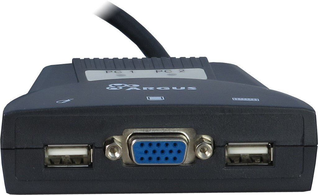 Inter-Tech KVM-LS-21JA KVM-switchar Svart