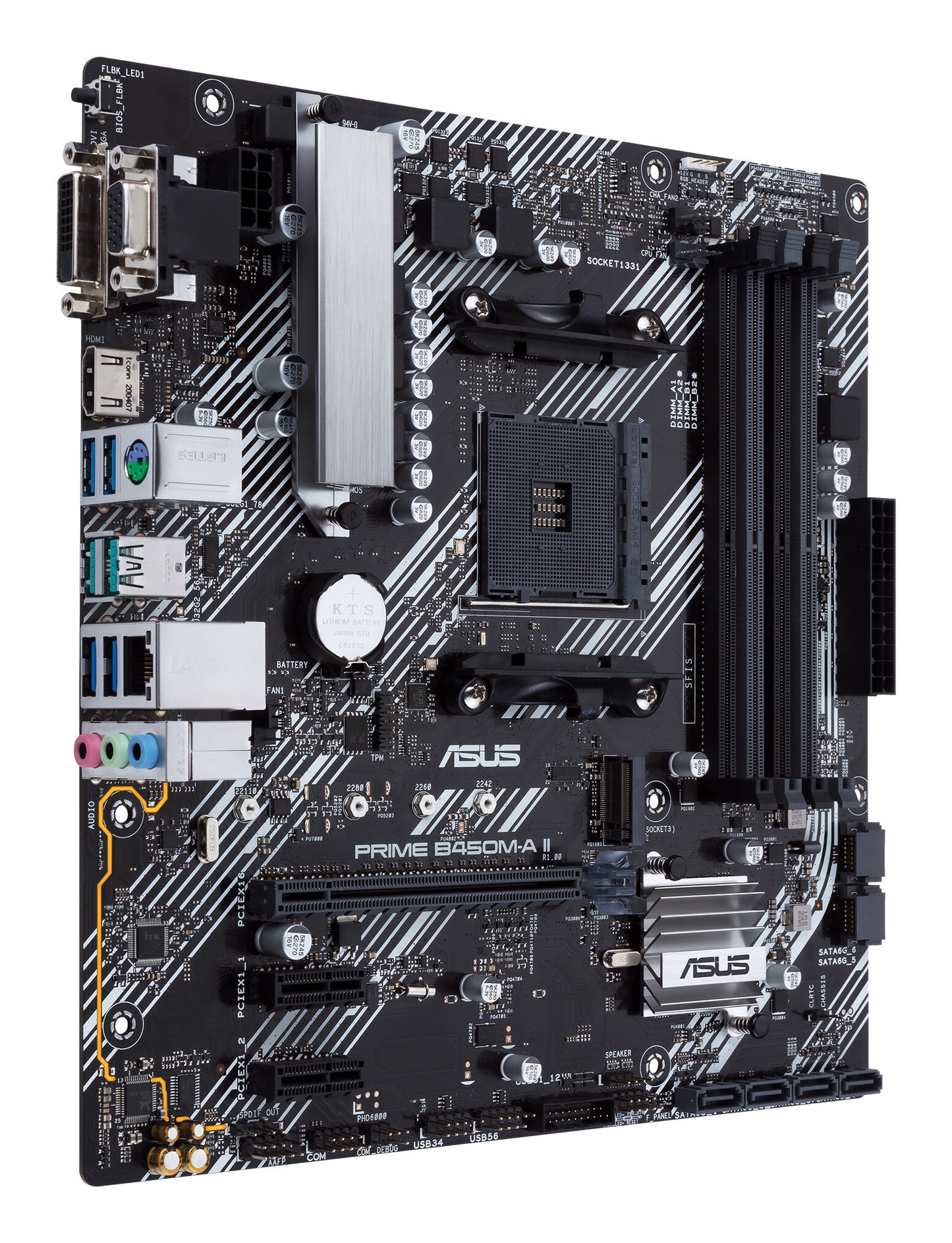 ASUS PRIME B450M-A II AMD B450 Uttag AM4 micro ATX