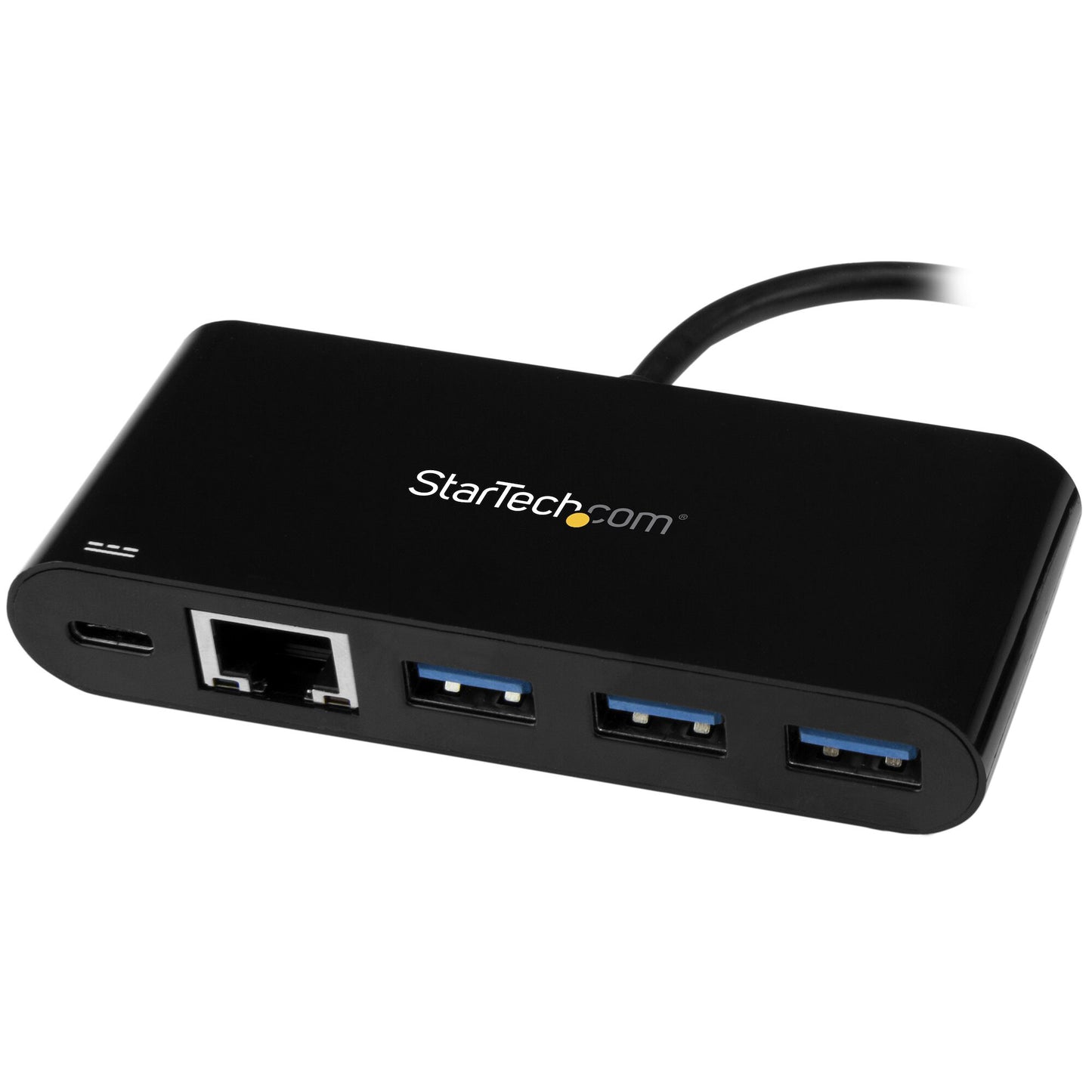 StarTech.com USB-C till Ethernet-adapter med USB 3.0-hubb med 3 portar och Power Delivery