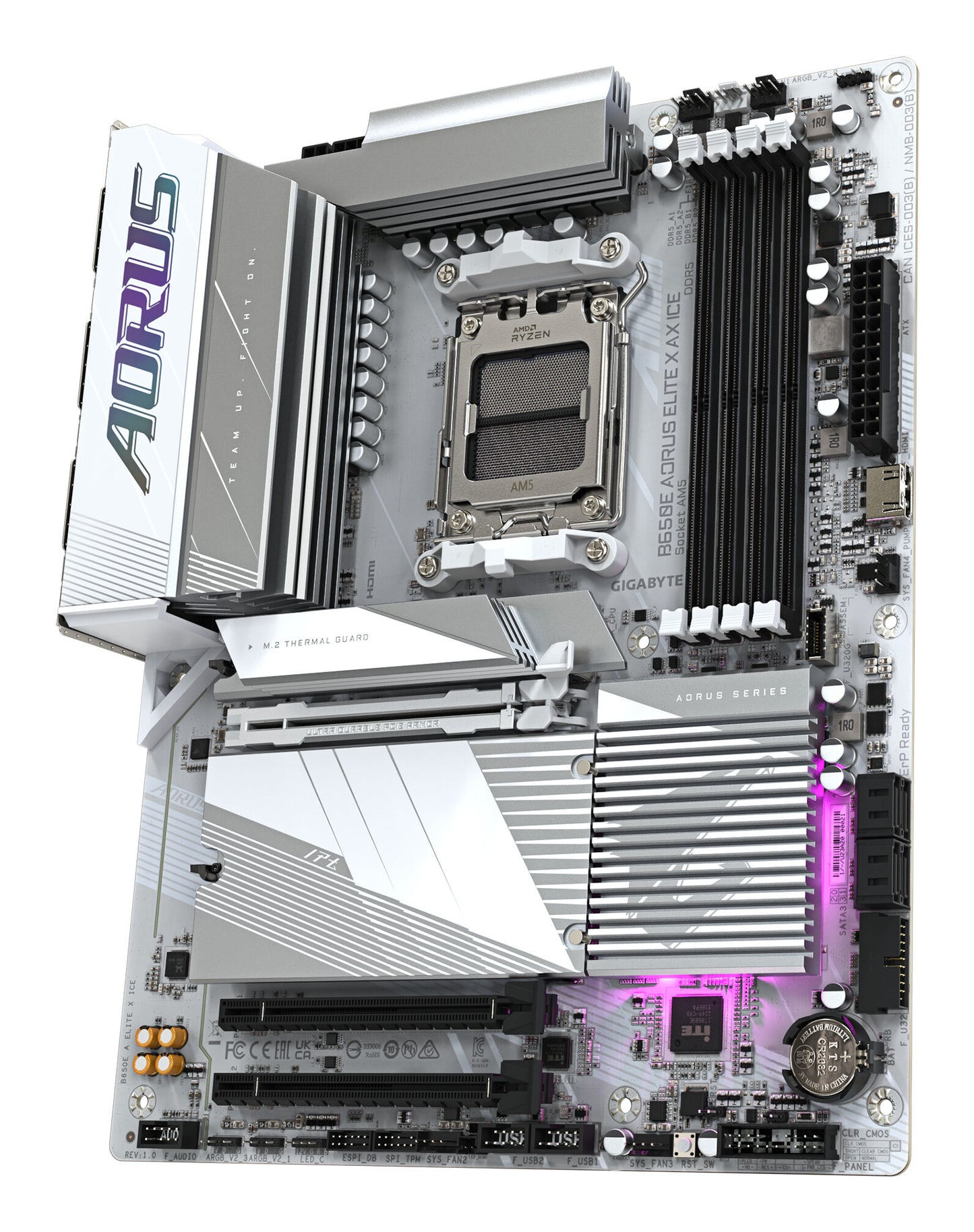 GIGABYTE B650E AORUS ELITE X AX ICE AMD B650 AM5-sockel ATX