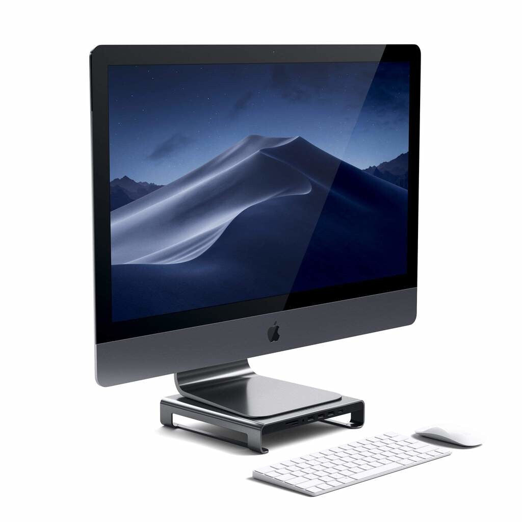 Satechi ST-AMSHM dockningsstationer för bärbara datorer USB 3.2 Gen 1 (3.1 Gen 1) Type-C Grå