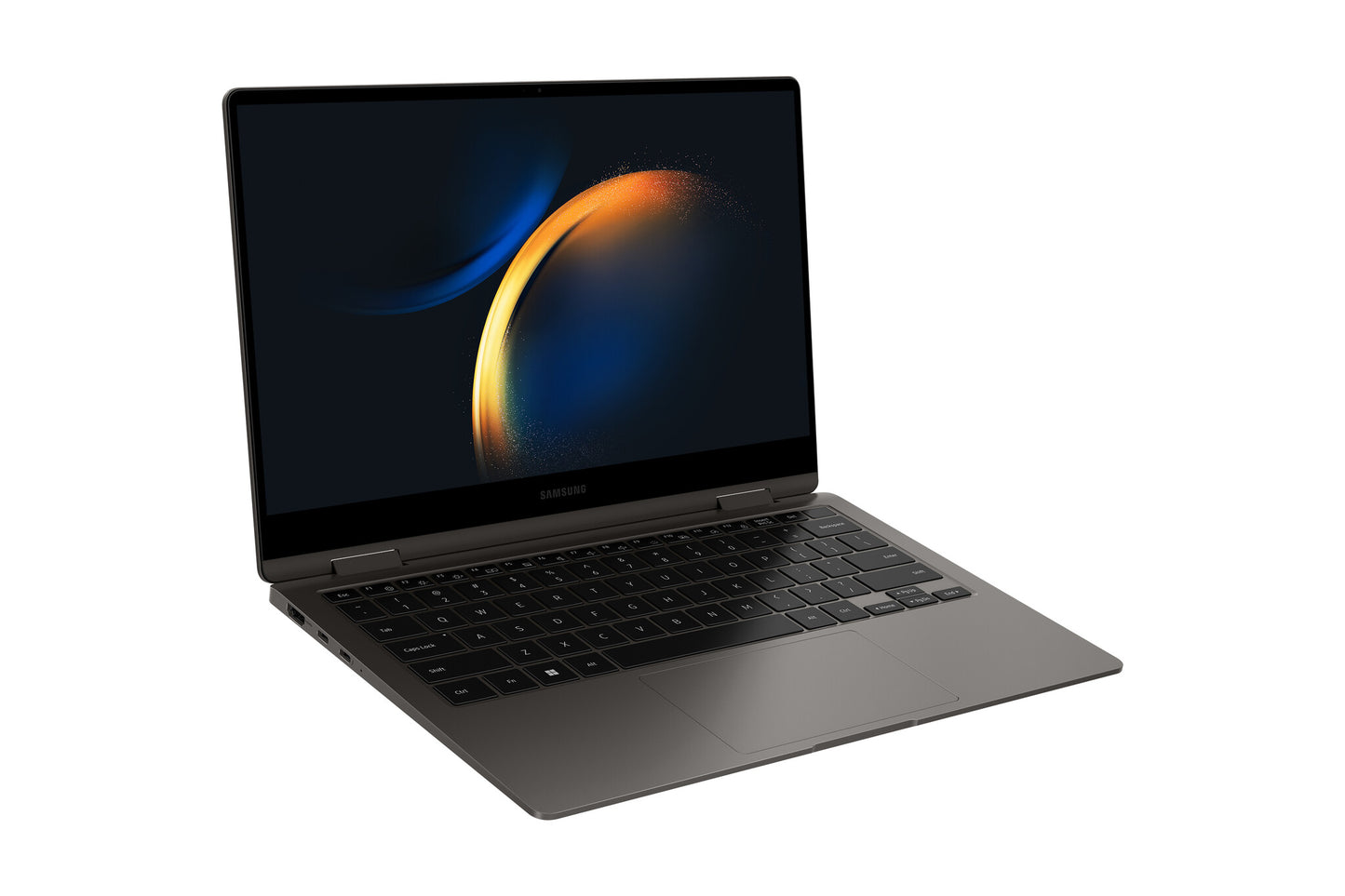 Samsung Galaxy Book3 Pro 360 NP730QFG-KA3DE bärbara datorer Intel® Core™ i7 i7-1360P Hybrid (2-i-1) 33,8 cm (13.3") Pekskärm Full HD 16 GB LPDDR4x-SDRAM 512 GB SSD Wi-Fi 6E (802.11ax) Windows 11 Home grafit