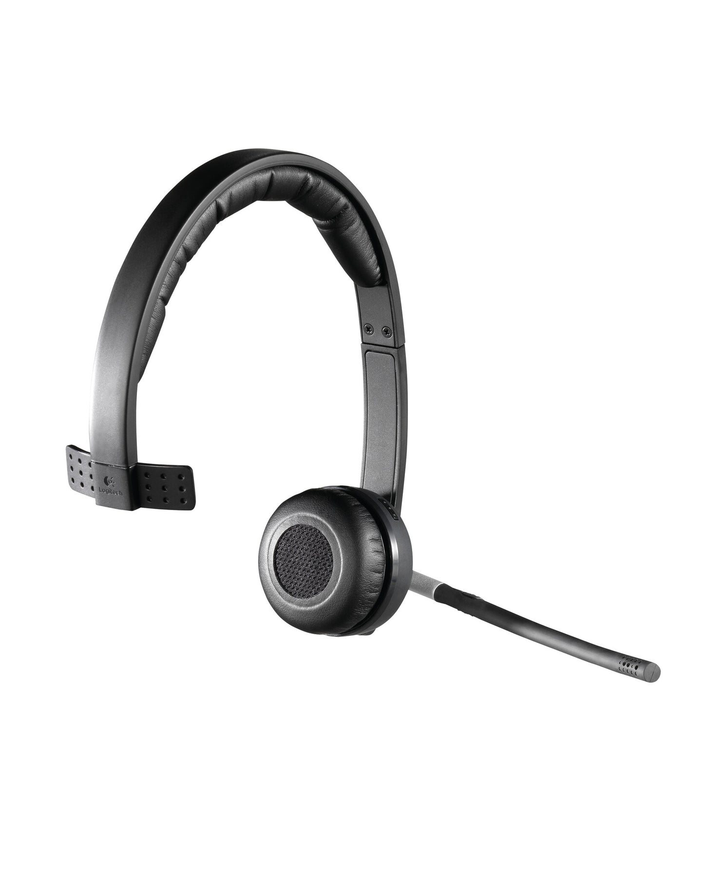 Logitech H820e Headset Trådlös Huvudband Kontor/callcenter Laddningsställ Svart