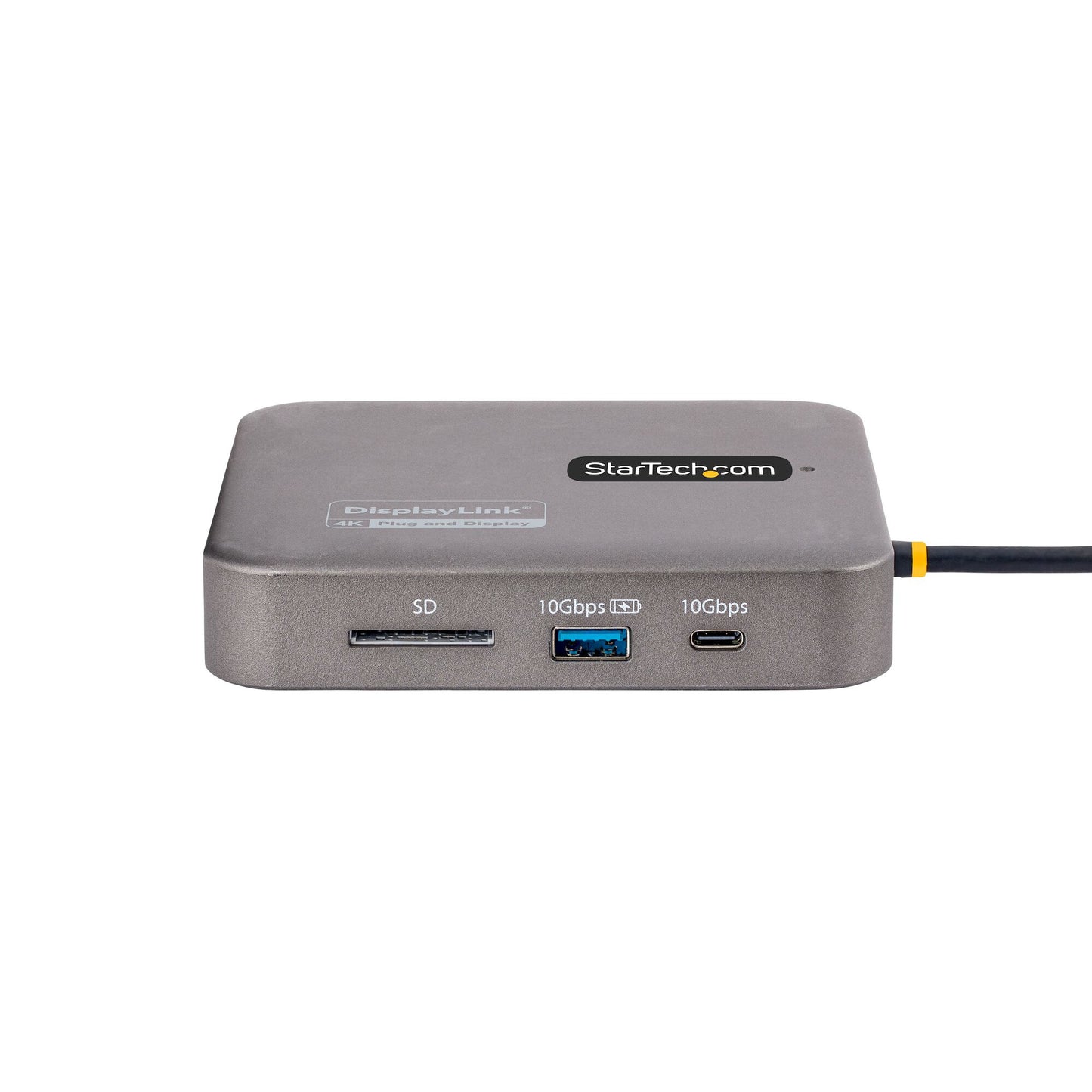 StarTech.com USB C-dockningsstation, dubbel 4K 60 Hz HDMI kompatibel med Macbook Pro (M1/M2/M3/M4) och Windows, USB-A/USB-C 10 Gbps hubb, 100 W strömförsörjning, GbE, SD, 56 cm kabel