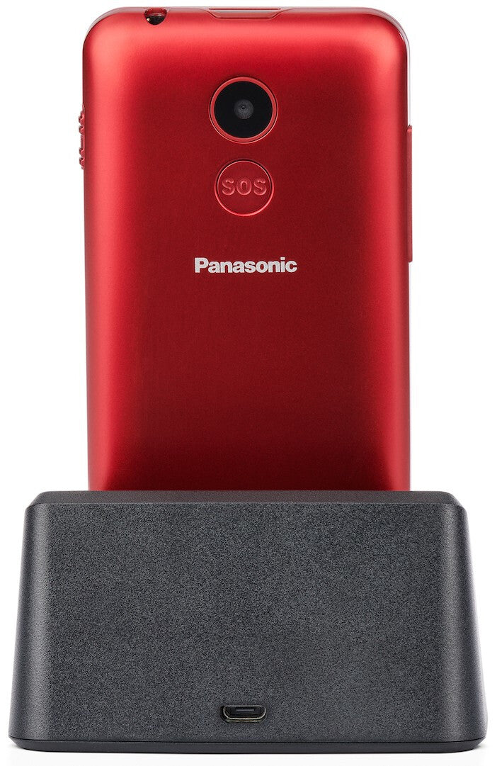 Panasonic KX-TU155EXRN mobiltelefoner 6,1 cm (2.4") 102 g Röd Kameratelefon