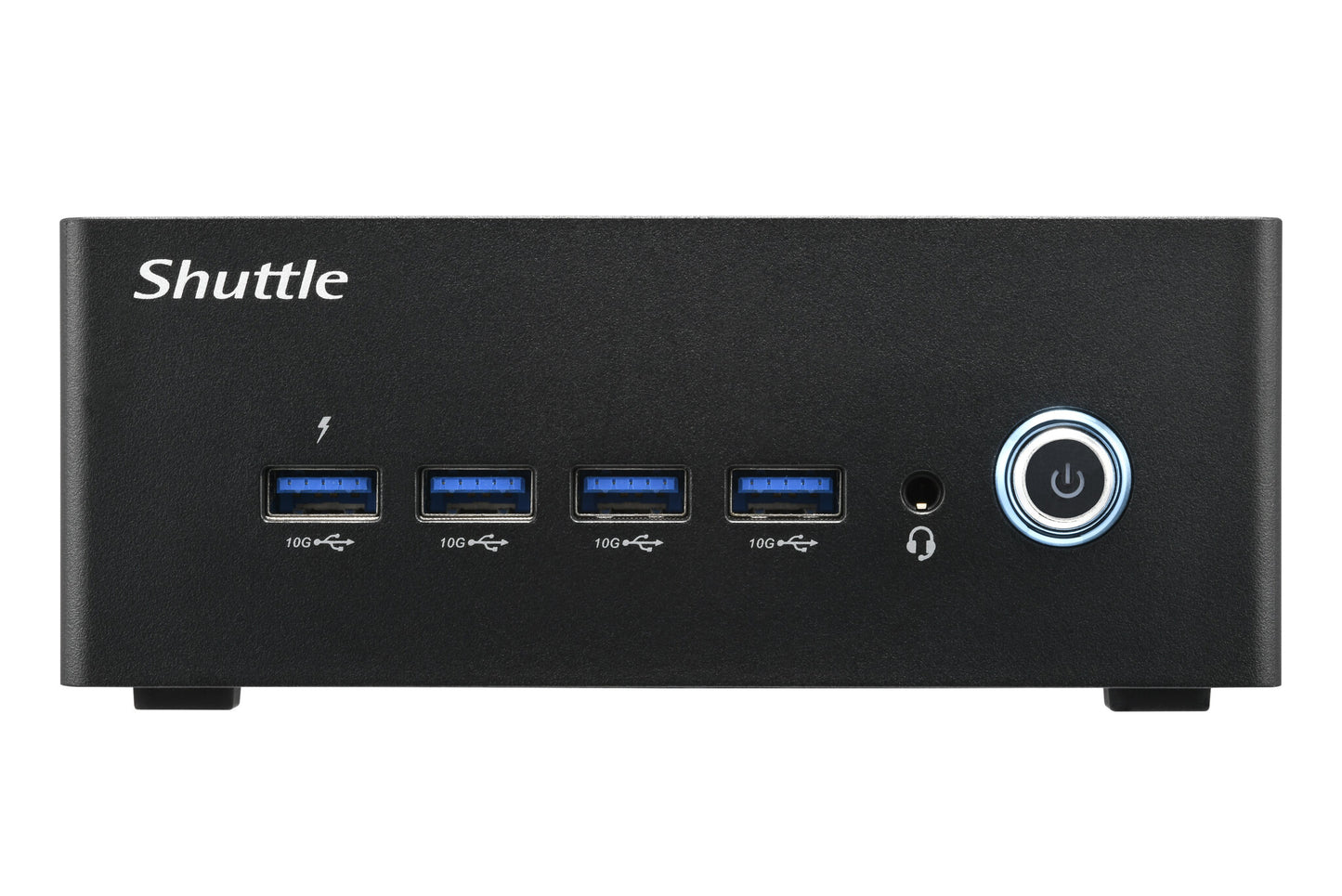 Shuttle Nano PC NA10H 1L storlek PC Svart 8845HS 3,8 GHz