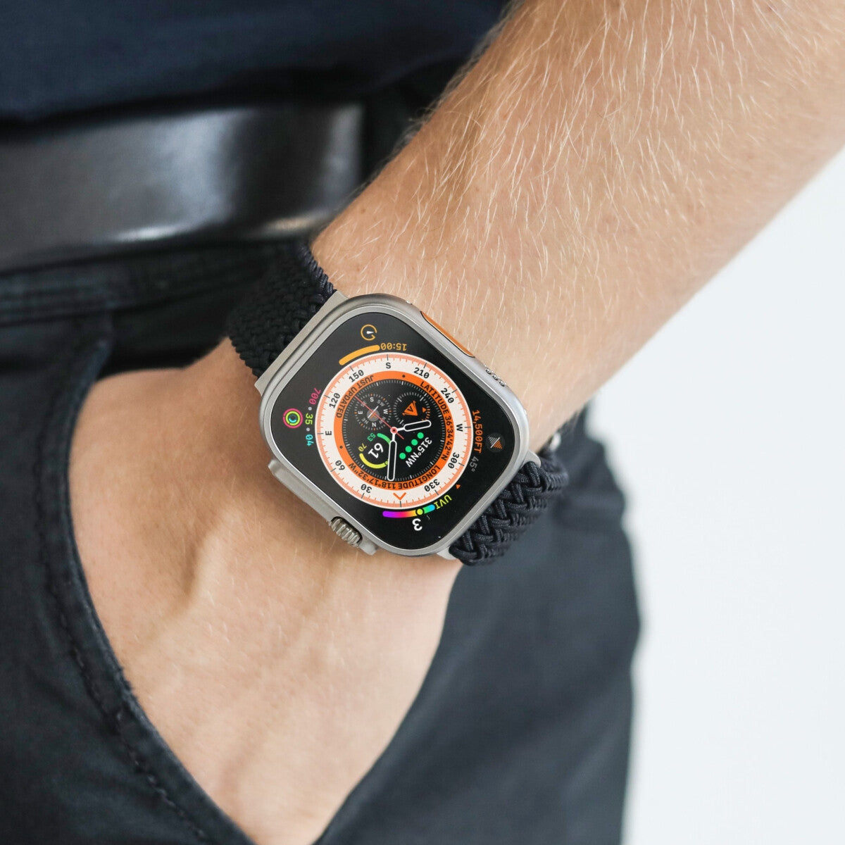 Vonmählen Woven Loop Rem Svart Nylon