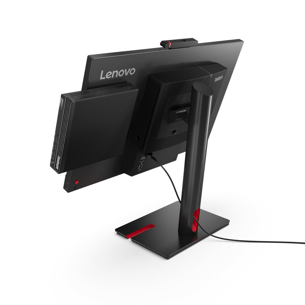 Lenovo ThinkCentre M70q Gen 5 Intel® Core™ i3 i3-14100T 8 GB DDR5-SDRAM 256 GB SSD Windows 11 Pro Mini PC Mini-PC Svart