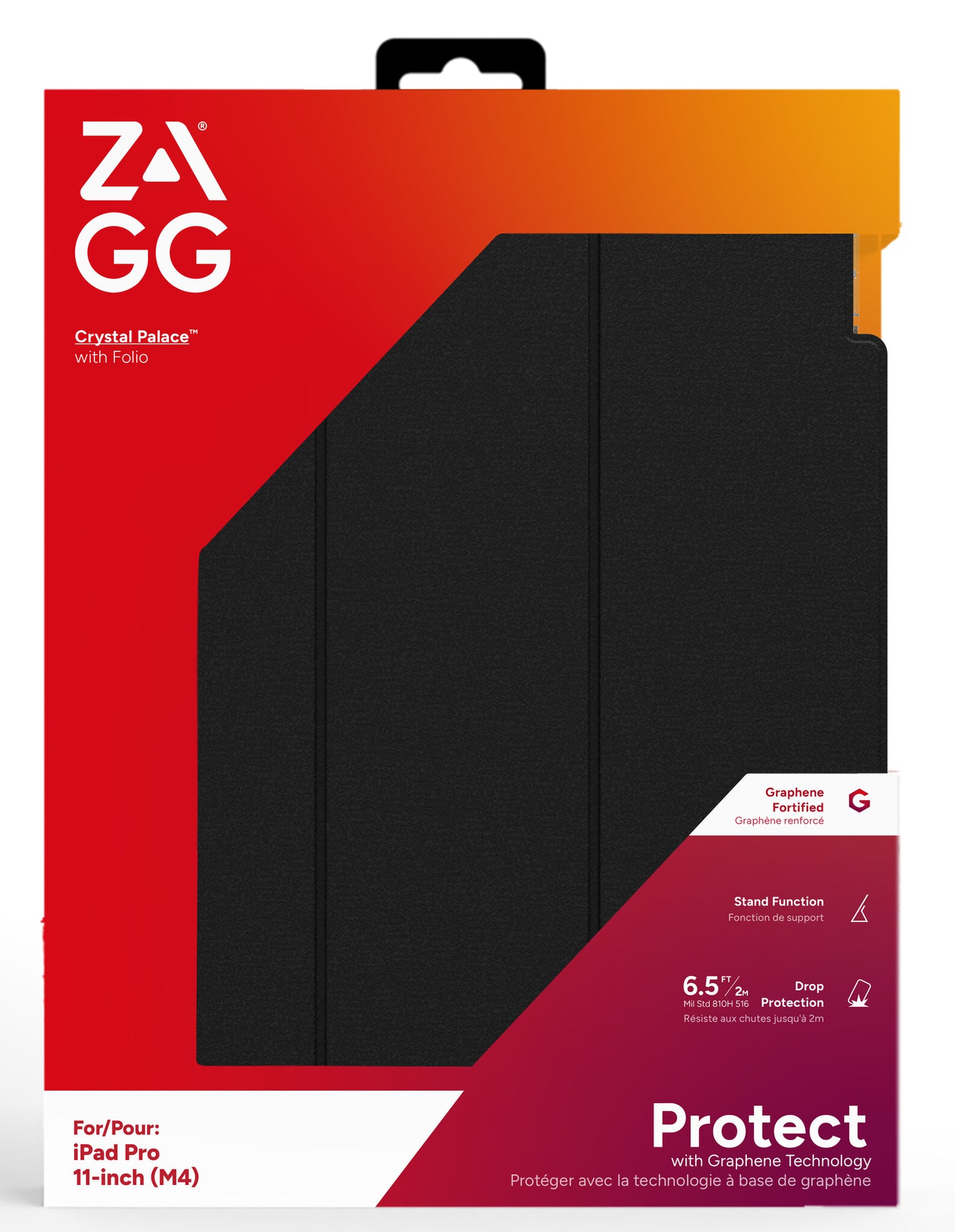 ZAGG Crystal Palace Folio 27,9 cm (11") Transparent