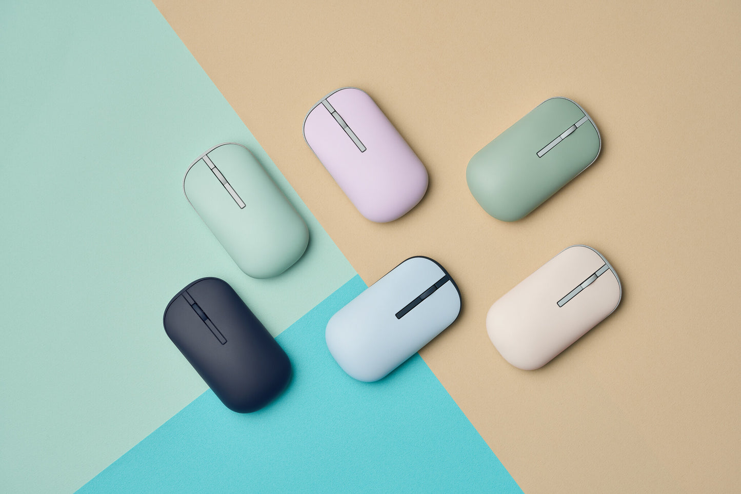 ASUS Marshmallow MD100 datormöss Kontor Ambidextrous Trådlös RF + Bluetooth Optisk 1600 DPI