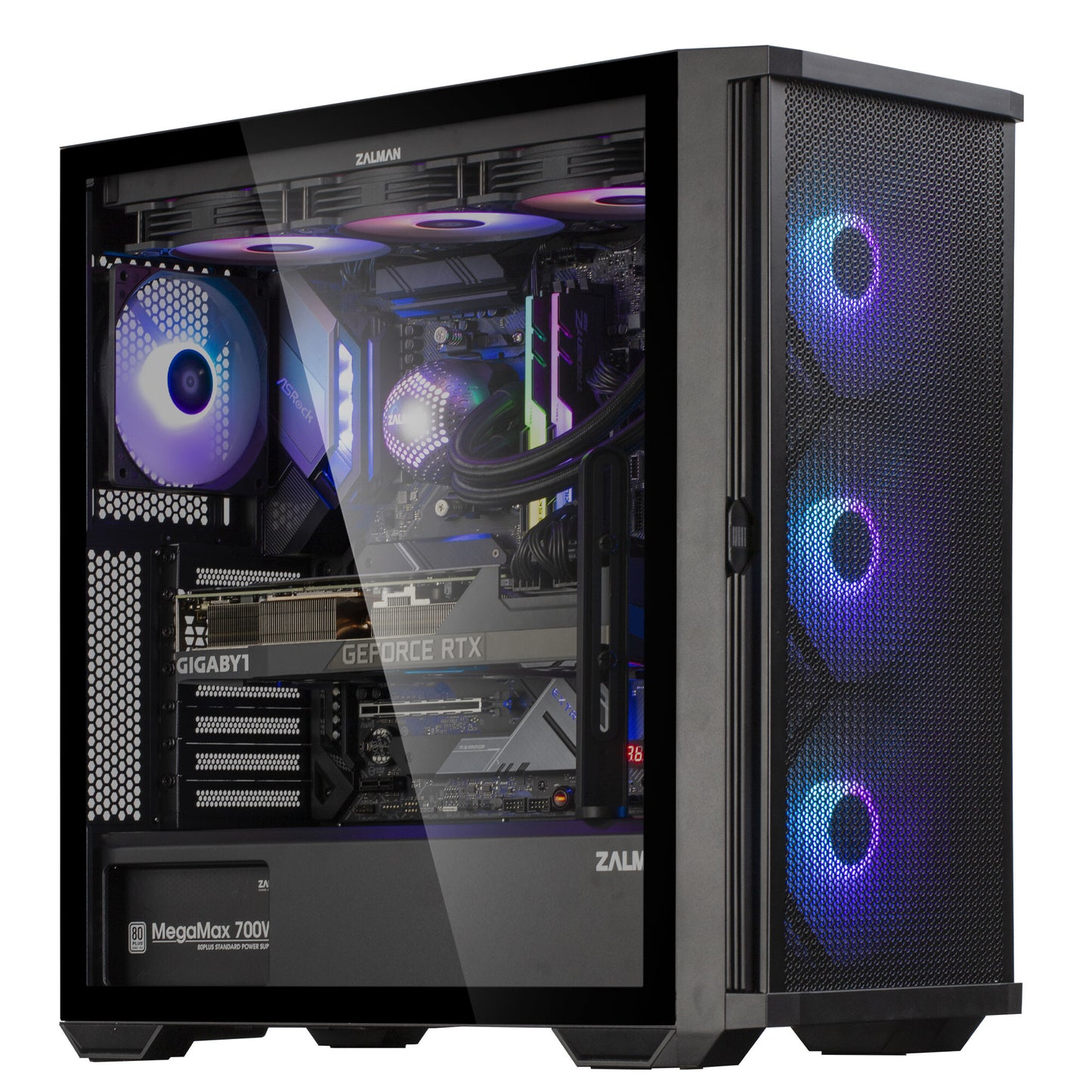 Zalman Z10 PLUS datorväskor Midi Tower Svart