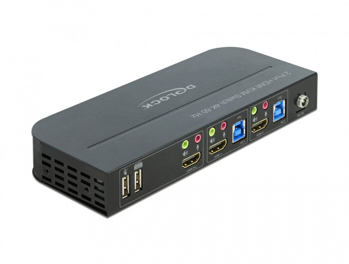 DeLOCK 11481 KVM-switchar Svart