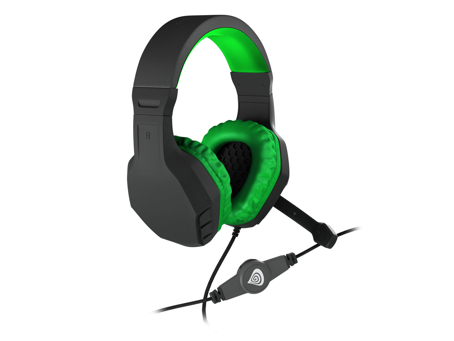 GENESIS Argon 200 Headset Kabel Huvudband Spela Svart, Grön