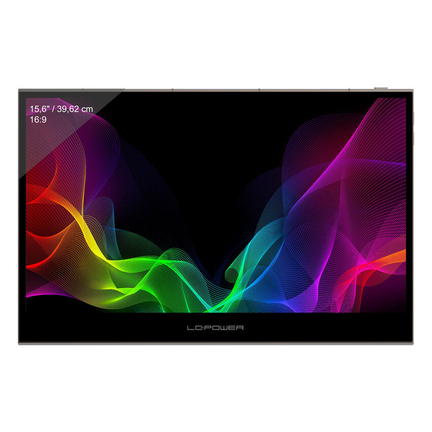 LC-Power LC-M16-4K-UHD-P-OLED platta pc-skärmar 39,6 cm (15.6") 3840 x 2160 pixlar 4K Ultra HD Antracit