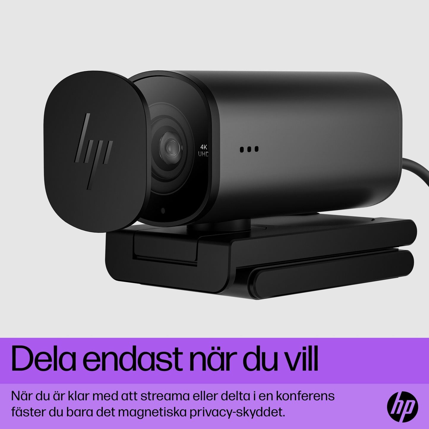 HP 965 4K-webbkamera för streaming