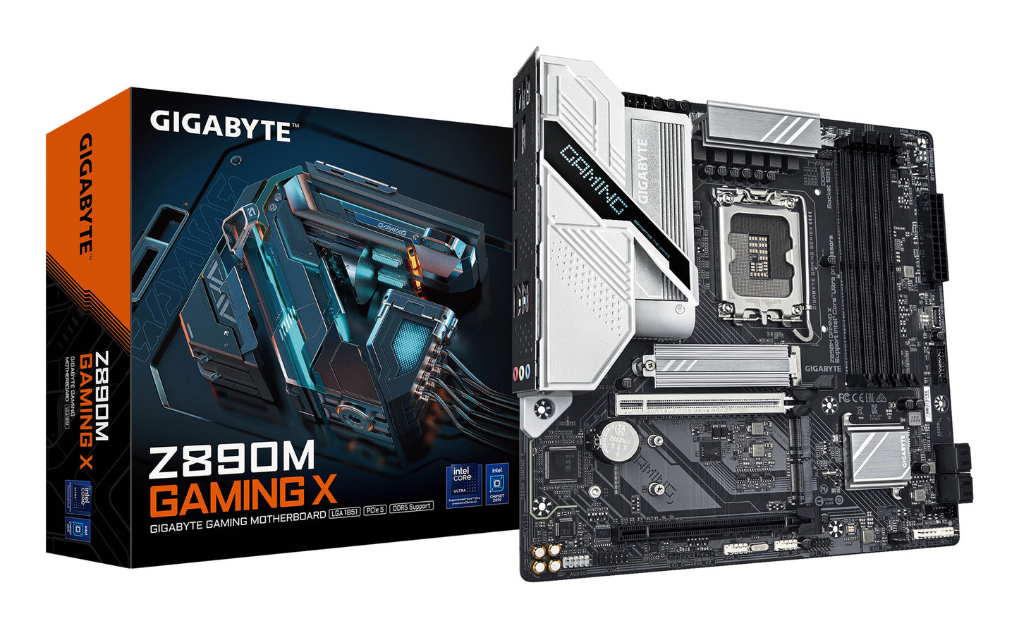 GIGABYTE Z890M GAMING X moderkort Intel Z890 LGA 1851 (Socket V1) micro ATX