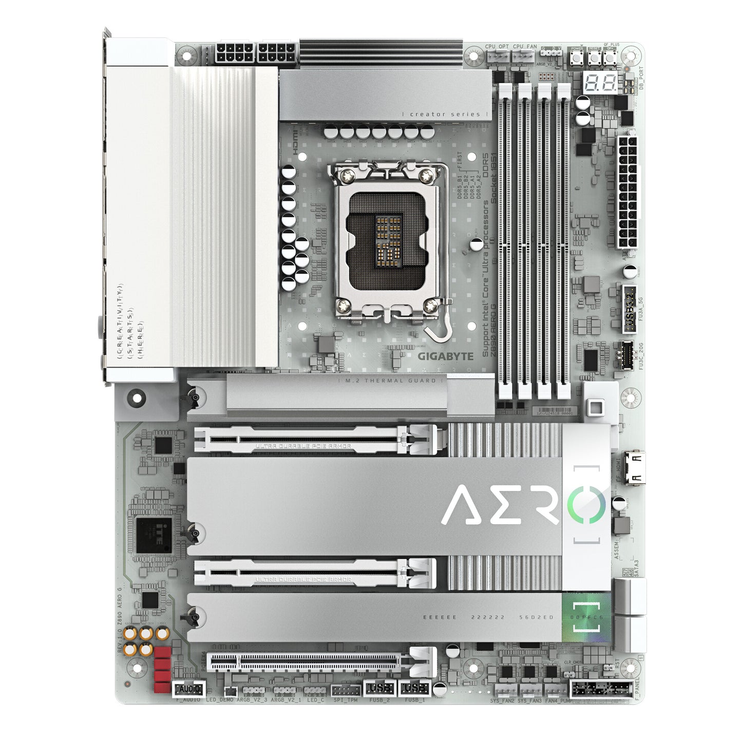 GIGABYTE Z890 AERO G moderkort Intel Z890 Express LGA 1851 (Socket V1) ATX