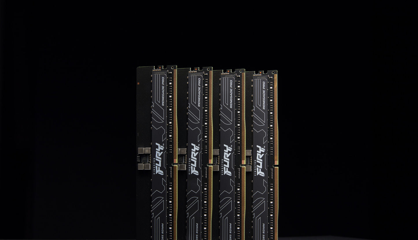 Kingston Technology FURY Renegade Pro RAM-minnen 64 GB 4 x 16 GB DDR5 6000 MT/s ECC