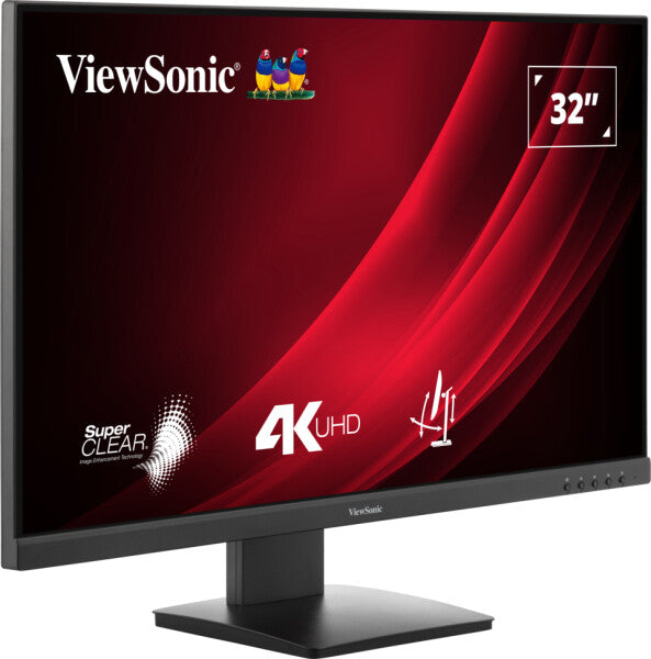 Viewsonic VG3208-4K platta pc-skärmar 81,3 cm (32") 3840 x 2160 pixlar 4K Ultra HD LED Svart