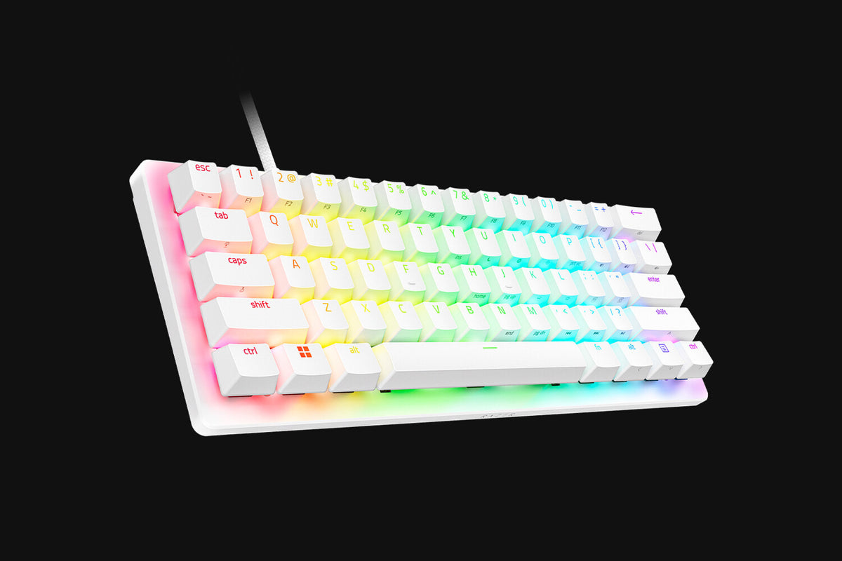 Razer RZ03-04990100-R3M1 tangentbord Spela USB QWERTY UK internationellt Vit