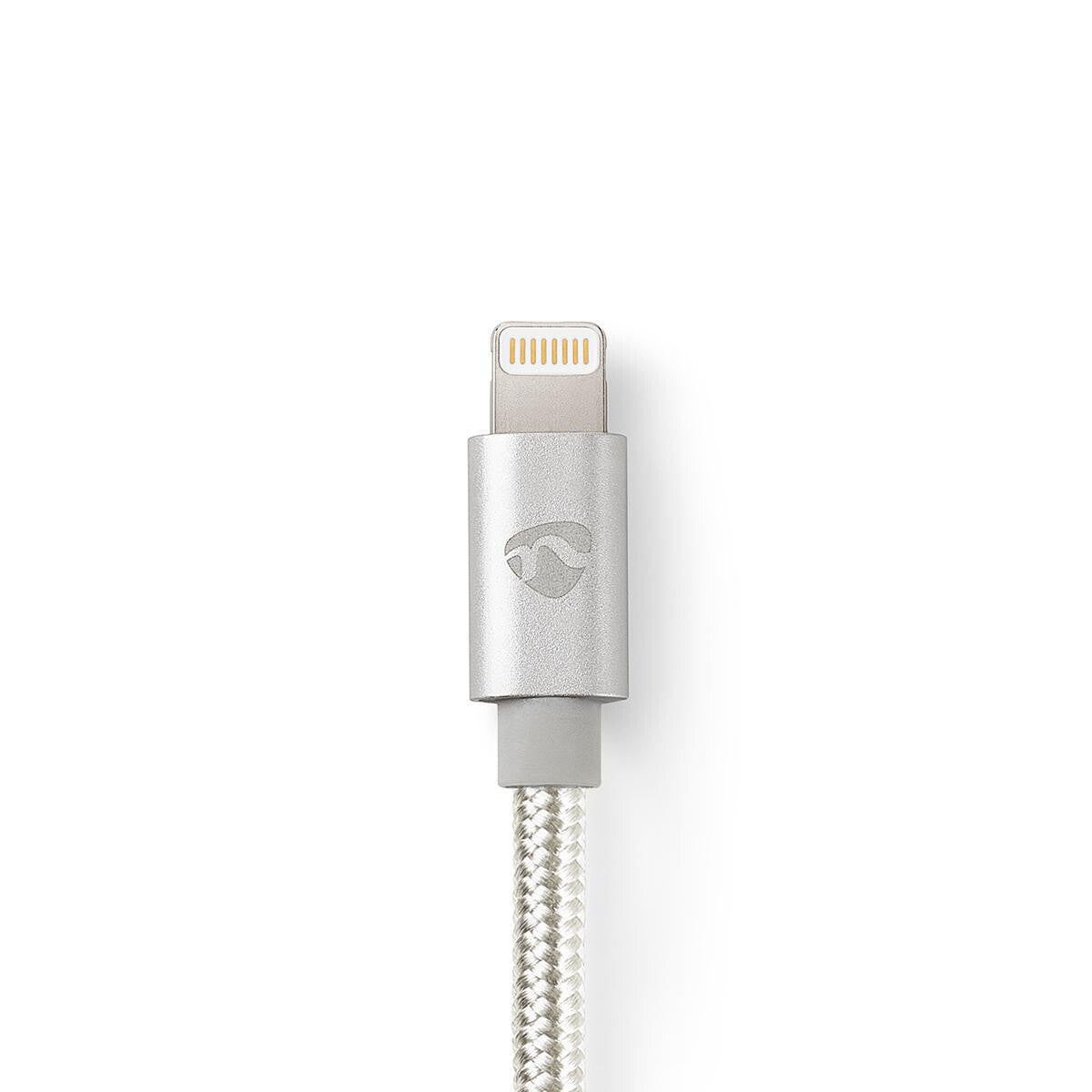 Nedis CCTB39300AL20 mobiltelefonkablar Gjuten aluminium 2 m USB A Lightning