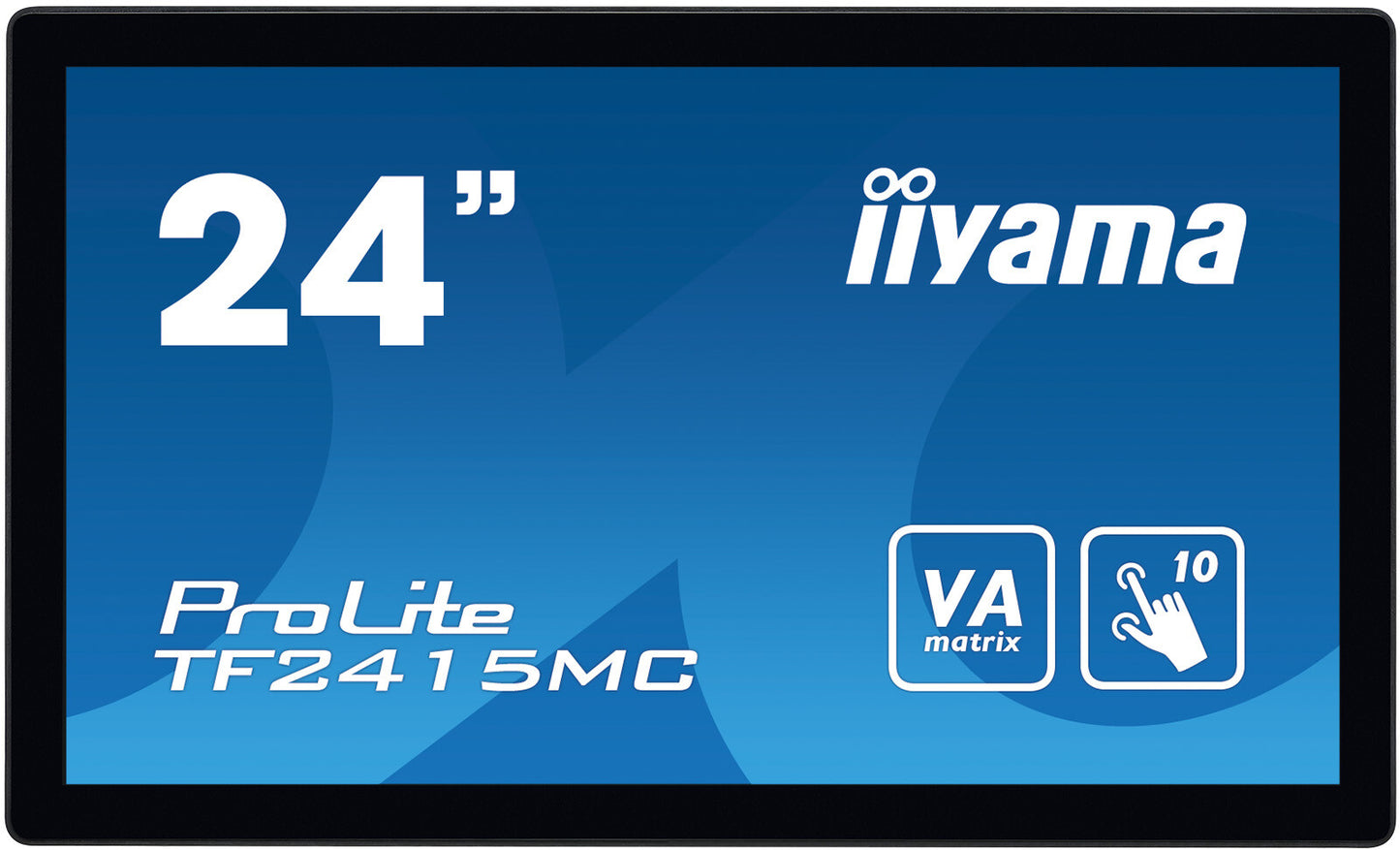 iiyama ProLite TF2415MC-B2 platta pc-skärmar 60,5 cm (23.8") 1920 x 1080 pixlar Full HD LCD Pekskärm Flera användare Svart