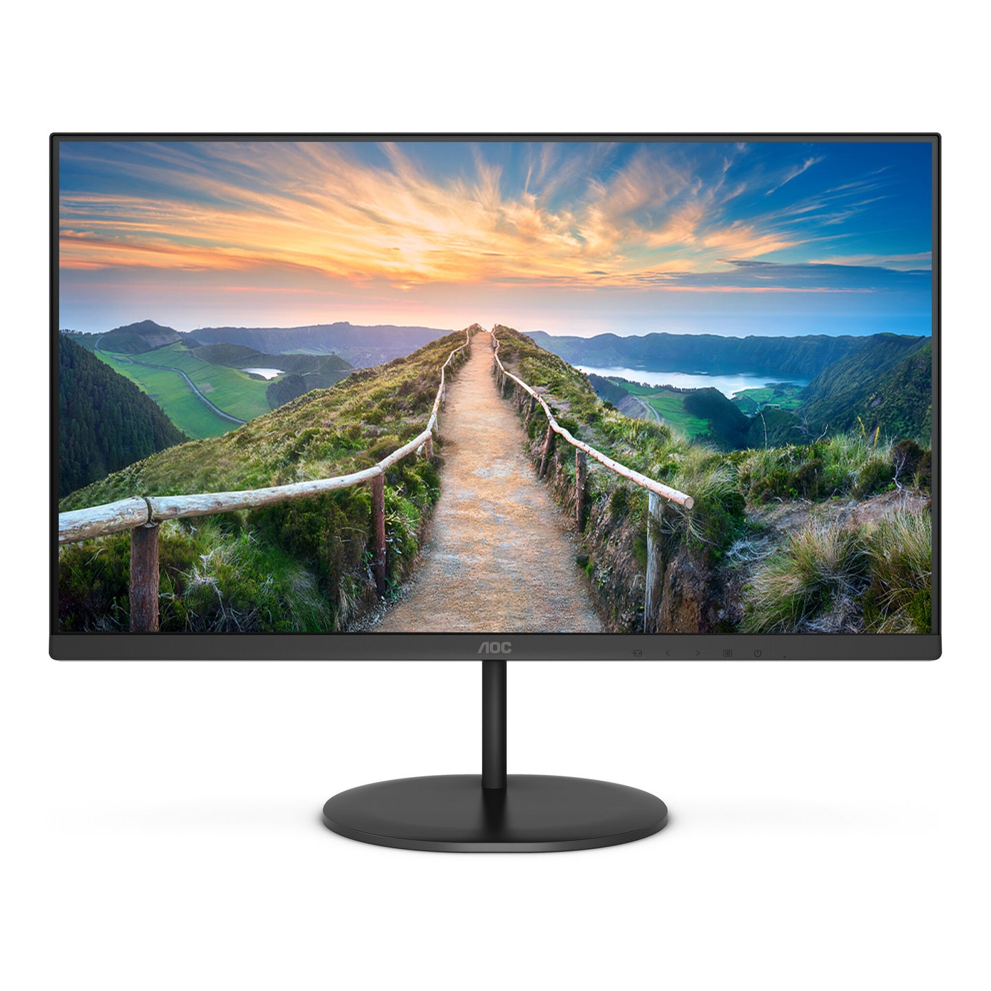 AOC V4 Q27V4EA LED display 68,6 cm (27") 2560 x 1440 pixlar 2K Ultra HD Svart
