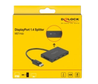 DeLOCK 87794 bilddelare DisplayPort 4x DisplayPort