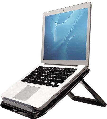 Fellowes 8212001 Ställ för bärbara datorer Ställ till bärbara datorer Svart, Grå 43,2 cm (17")