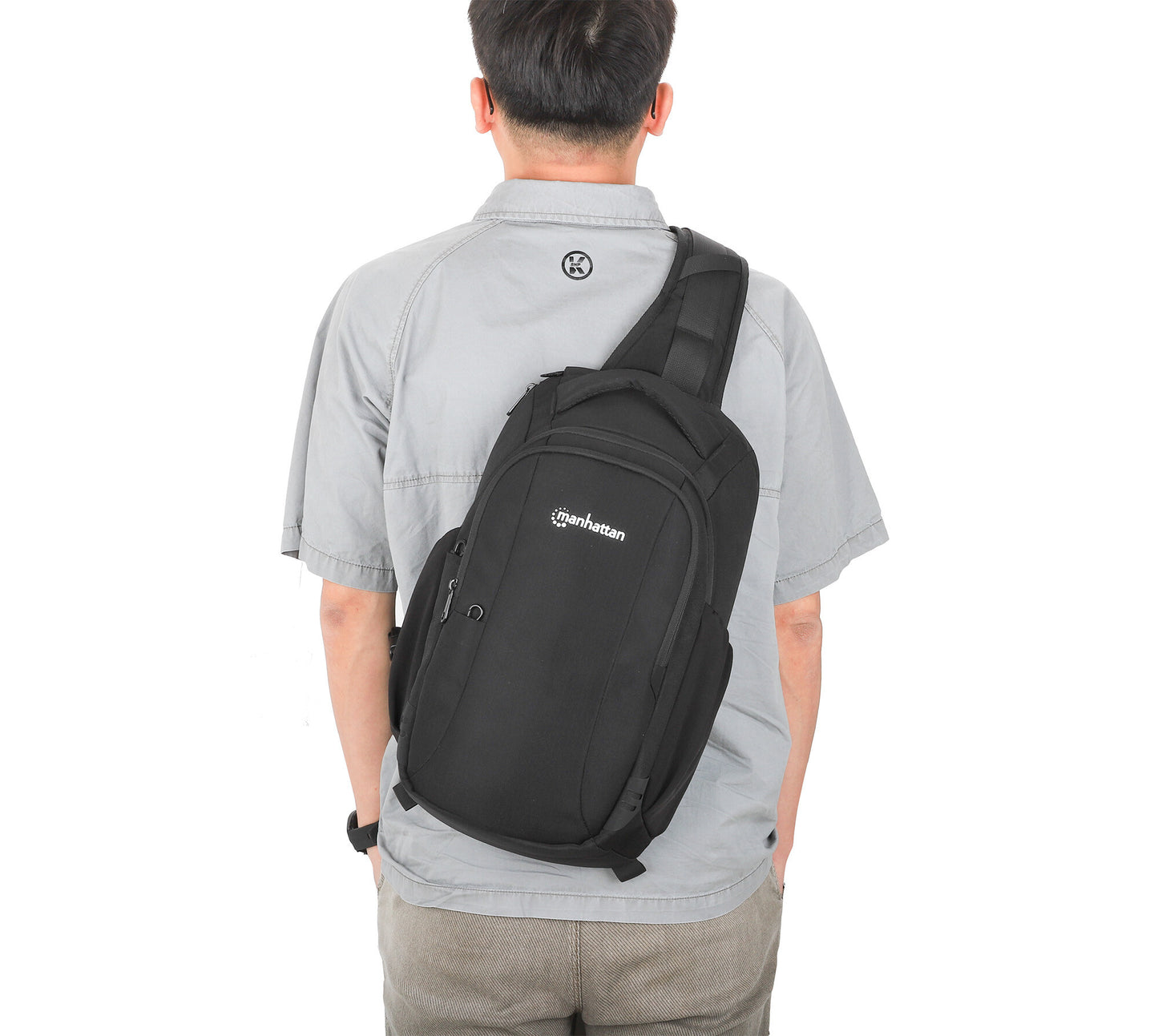 Manhattan Amsterdam 33,8 cm (13.3") Axelremsväska Svart