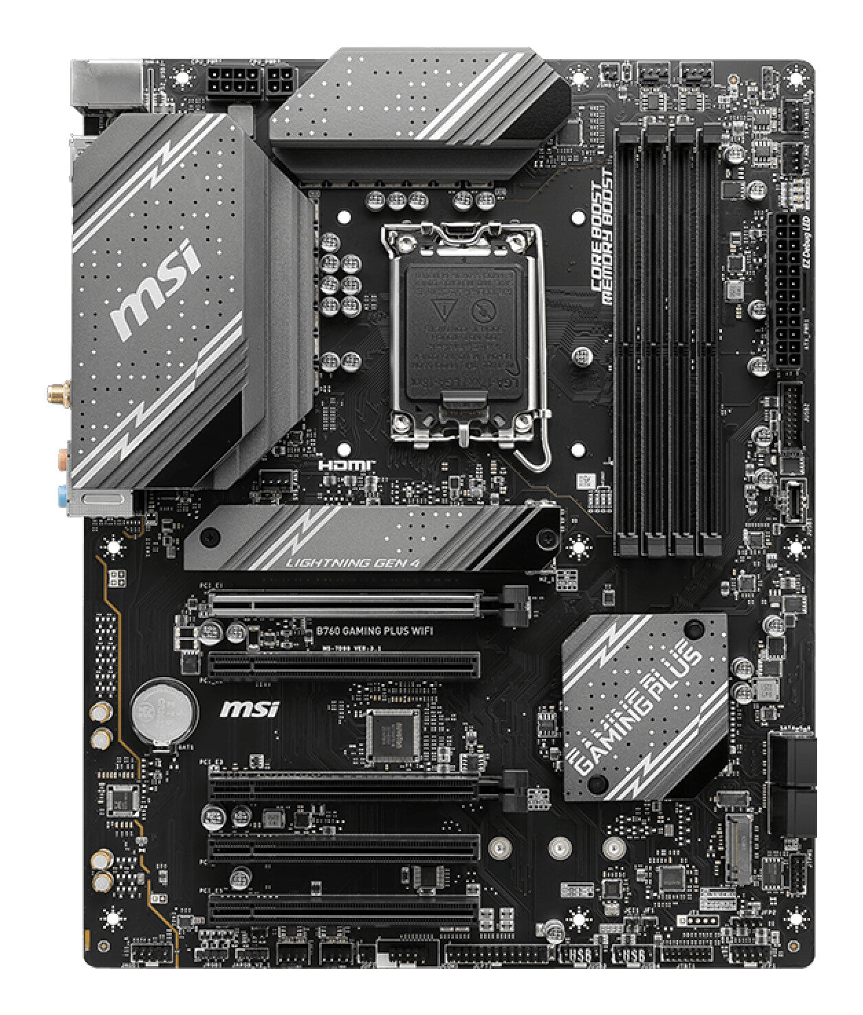 MSI B760 GAMING PLUS WIFI moderkort Intel B760 LGA 1700 ATX