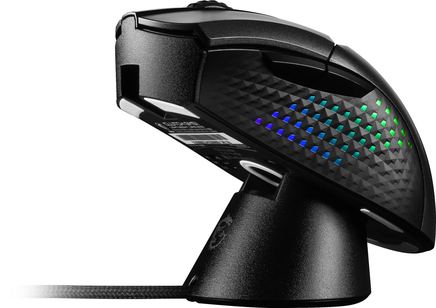 MSI CLUTCH GM51 LIGHTWEIGHT WIRELESS datormöss Spela högerhand RF Wireless + Bluetooth + USB Type-C Optisk 26000 DPI
