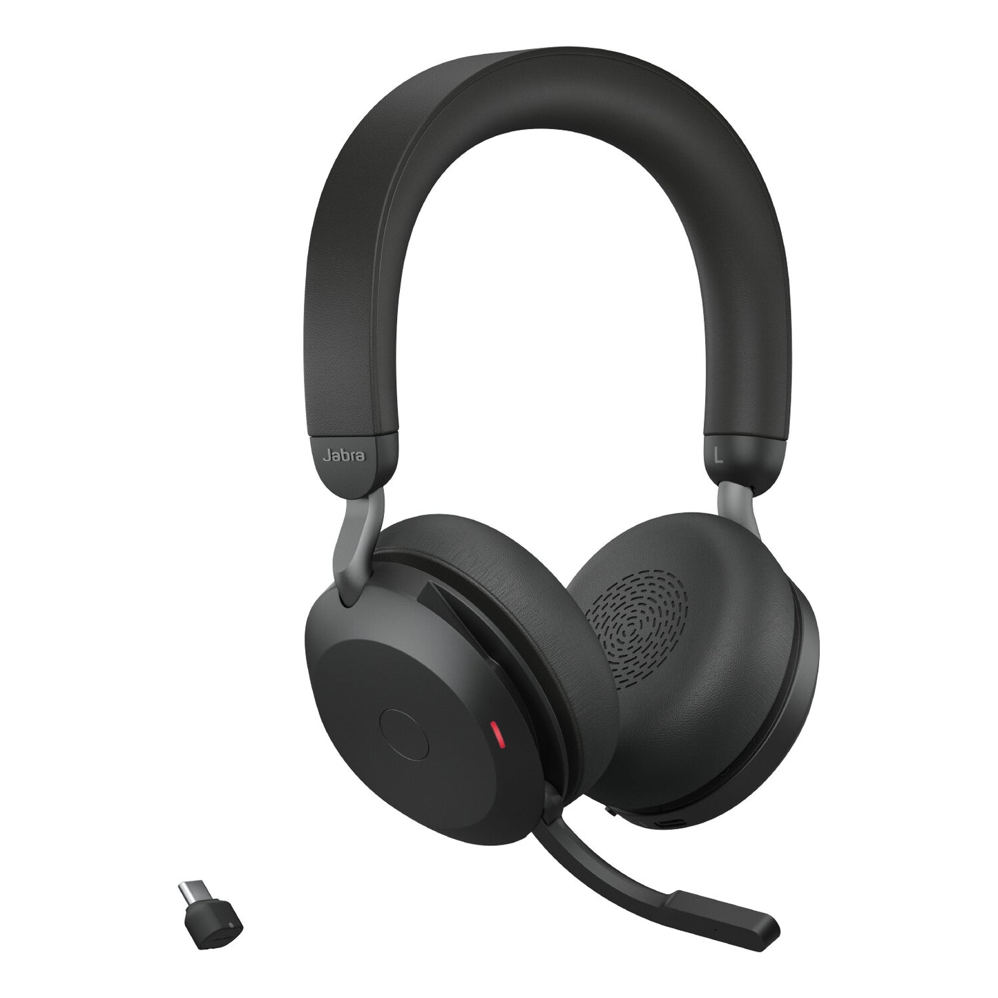 Jabra Evolve2 75 Headset Kabel & Trådlös Huvudband Kontor/callcenter USB Type-C Bluetooth Svart