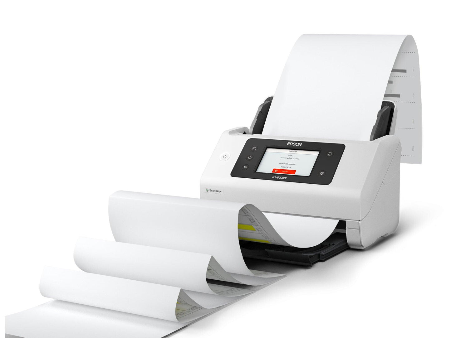 Epson WorkForce DS-900WN Arkmatad skanner 600 x 600 DPI A4 Vit